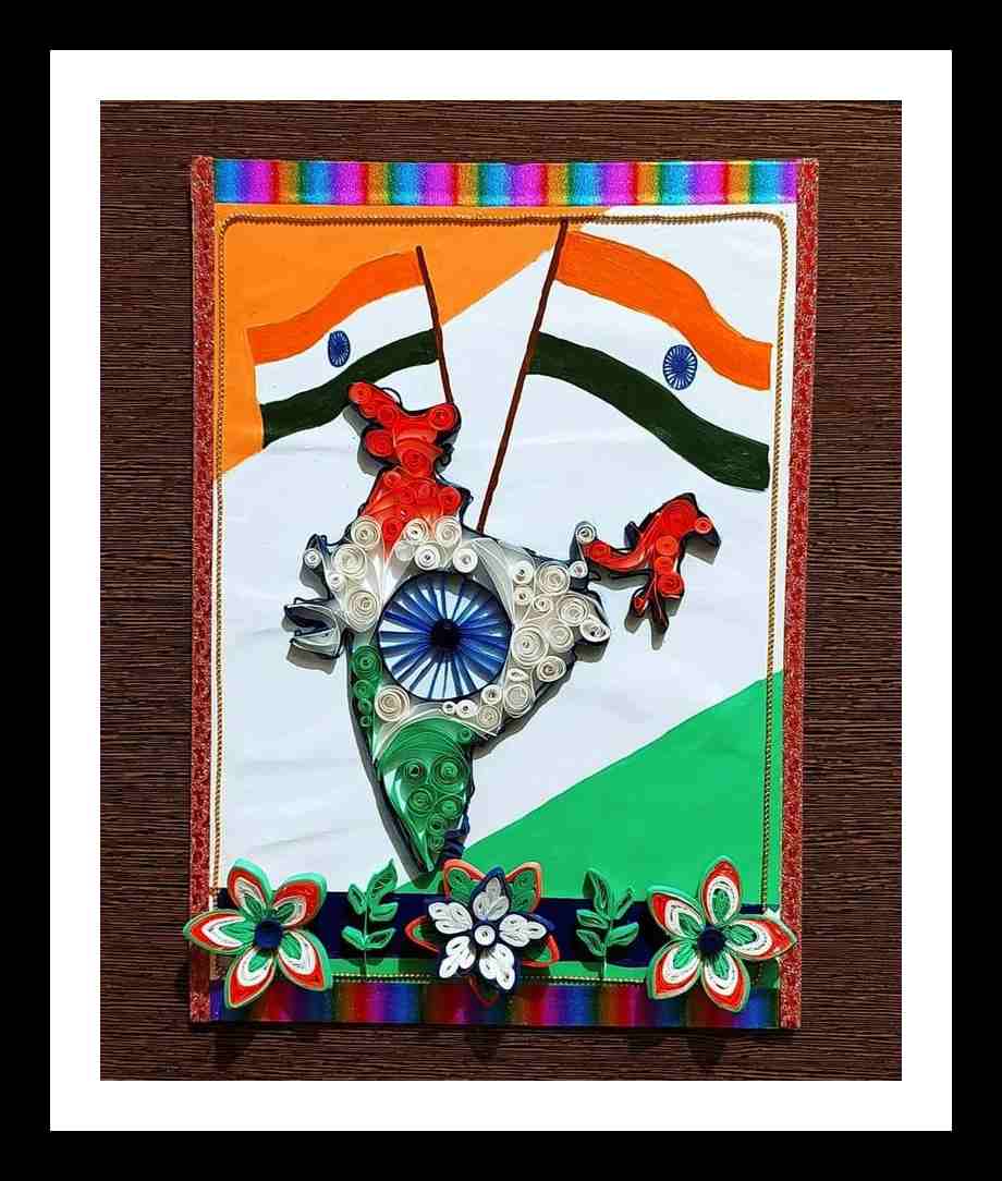 Amazing Republic Day Quilling Art ❤